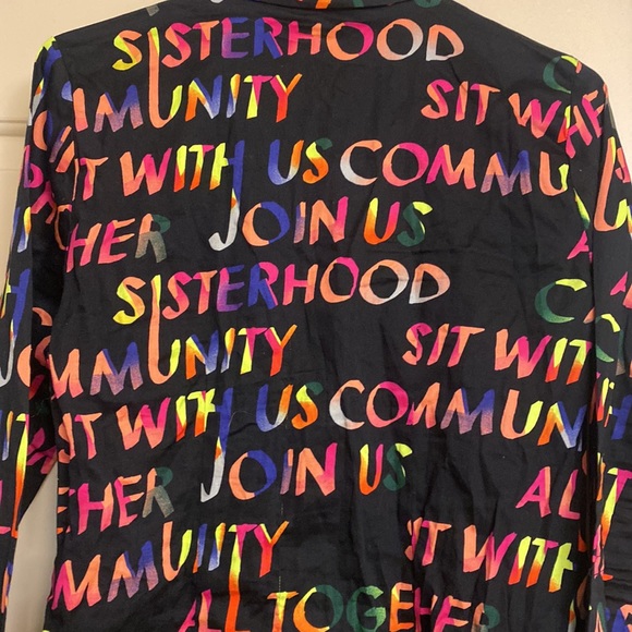 Multicolored, motional blouse. - Picture 5 of 7